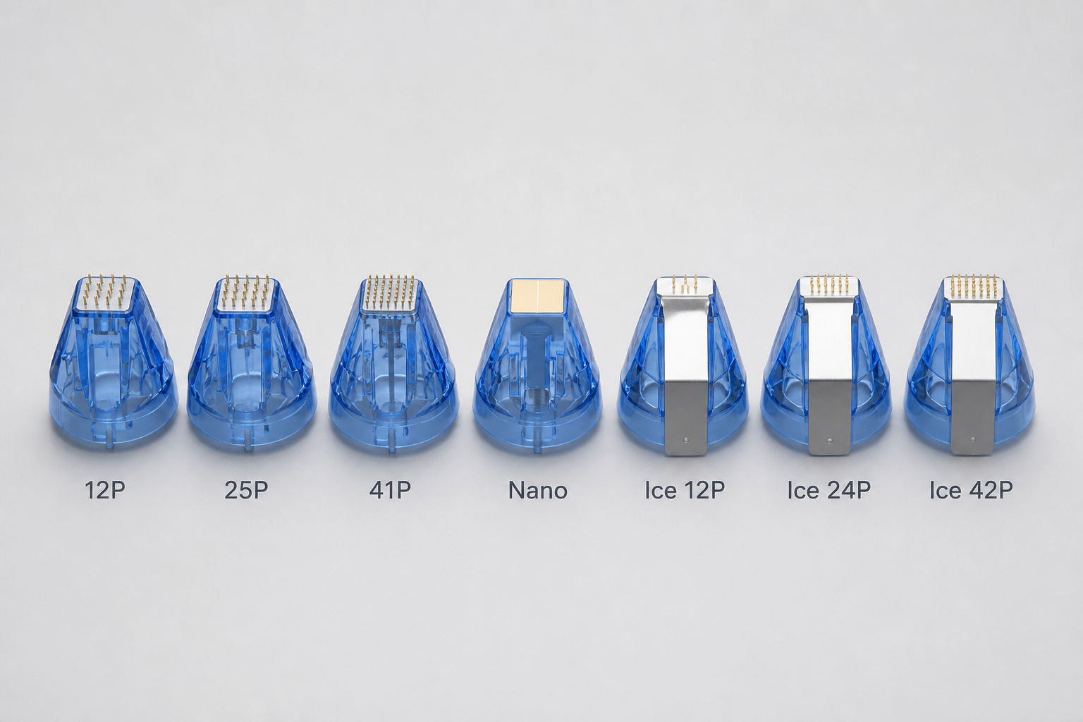 SK-A70 CryoM9 replaceable tip lineup: 12P, 25P, 41P, Nano, Ice 12P, Ice 24P, and Ice 42P